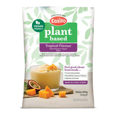 Easiyo Plant Based Tropical Flavour Vegan Alternative to Yogurt Sachet 128g For Use With EasiYo 500g Mini Maker - SPECIAL OFFER AS BEST BEFORE IS 15/08/2024