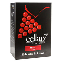 Cellar 7 by Youngs 30 Bottle 7 Day Wine Kit - Merlot