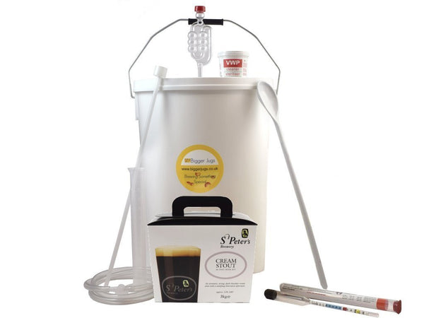 St Peters Brewery Cream Stout 3Kg Beer Kit Makes 36 Pints (21 Litres)